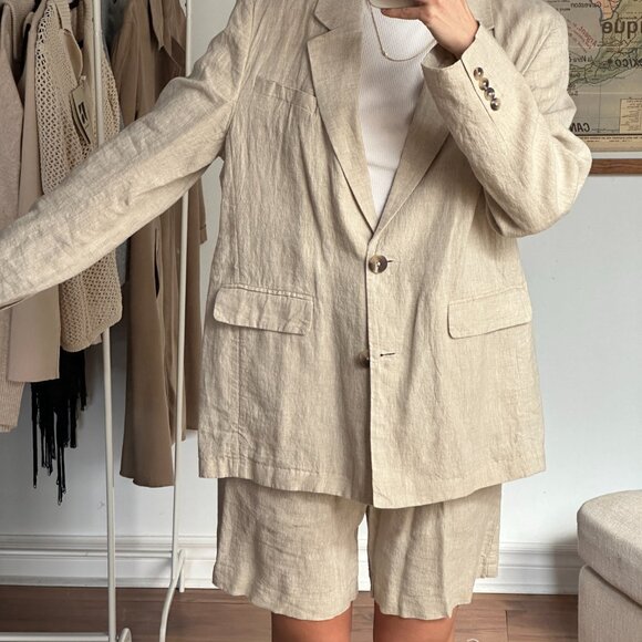 Frank & Oak Linen Shorts - Picture 4 of 4